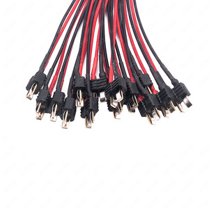 T Type <b>Plug</b> Wire Harness 300 Mm Copper Core PVC Insulation For Ev Battery Interconnect - Product Image 1