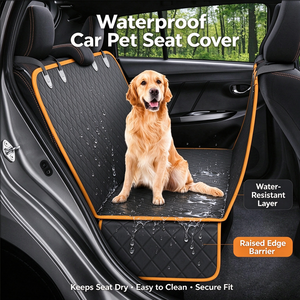 Sarung Jok Mobil untuk Anjing - Hammock Anjing Anti Air untuk Jok Belakang Mobil, Pelindung Mobil Anti Selip untuk Hewan Peliharaan - Product Image 1