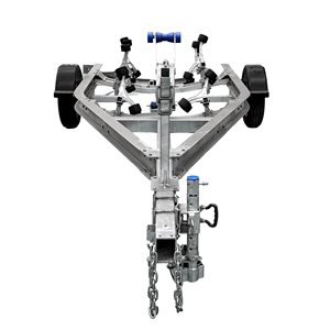 <span class=keywords><strong>Remorque</strong></span> <span class=keywords><strong>de</strong></span> <span class=keywords><strong>bateau</strong></span> galvanisée robuste avec attelage ADR <span class=keywords><strong>de</strong></span> 50 mm, chaîne <span class=keywords><strong>de</strong></span> sécurité, système <span class=keywords><strong>d</strong></span>'éclairage LED complet pour bateaux en fibre <span class=keywords><strong>de</strong></span> verre et en aluminium - Product Image 6