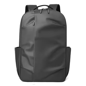 Mochila impermeable para ordenador portátil de negocios de poliéster de 15,6 pulgadas con puerto de carga USB para hombres y mujeres para trabajo o estudios universitarios - Product Image 2
