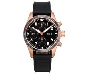 Nuevo Modelo de Reloj Mecánico para Hombre con Esfera Negra y Cristal de Zafiro - Product Image 1