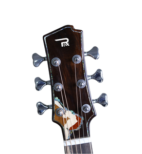 กีตาร์โปร่งอะคูสติกแบบ Cutaway ขนาด 41 นิ้ว รุ่น JF Scoop  หน้าไม้ Spruce Engelman แท้  หลังและข้างไม้ Mahogany แท้  ฝังลาย Abalone  แบบ OEM - Product Image 5