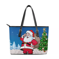 Production en petite série, design de style Noël, sacs à main personnalisés, sacs à main à motif, sacs à main grande capacité pour femmes, sacs fourre-tout