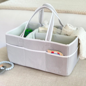 Pépinière incontournable grand <span class=keywords><strong>organisateur</strong></span> sac fourre-tout panier de douche bébé essentiel produits bébé couche Caddy - Product Image 4