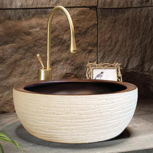 <span class=keywords><strong>Bassin</strong></span> en céramique rétro haut de gamme fait à la main de style design moderne pour salle de bain domestique et balcon pour les toilettes - Product Image 4