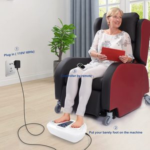 Grand écran LCD TENS uint EMS Acupuncture thermique, machine de massage des pieds, temps automatique, Circulation sanguine, masseur corporel - Product Image 2