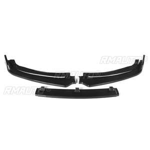 Pour BMW Série 3 F30 F35 2012-2015 – Kit de protection avant, diffuseur, séparateur et spoiler pour pare-chocs avant - Product Image 4