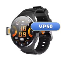 VP50 Sistema Android Reloj inteligente Amoled Cámara inalámbrica 4G Sistema de posicionamiento global Rastreador Reloj despertador de goma Todas las redes SIM