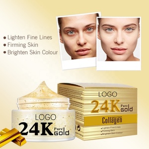 OEM antienvejecimiento colágeno 24K oro crema facial aligerar líneas finas reafirmante iluminar Crema para el cuidado de la piel - Product Image 3