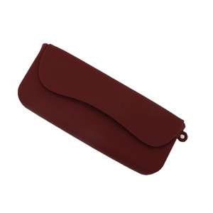 Étui à lunettes en silicone, rectangulaire, souple, pliable, léger, accessoires pour lunettes - Product Image 2