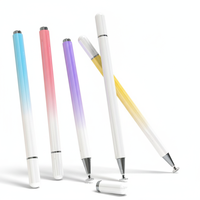 Stylets universels à pointe disque avec logo personnalisé, prix d'usine, fabricant direct, pour tablettes à écran tactile, en métal, passifs