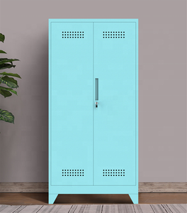 <span class=keywords><strong>Armoire</strong></span> de nettoyage à 2 portes, <span class=keywords><strong>armoire</strong></span> de rangement en acier, serpillière et <span class=keywords><strong>balai</strong></span> - Product Image 4