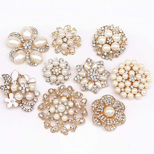 Broche de flores de ouro, broche de ouro da moda, broche de personalidade <span class=keywords><strong>diy</strong></span> para mulheres - Product Image 6