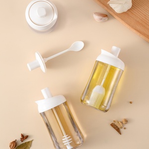 Creative Kitchen Plastic <b>Spice</b> Storage Bottles Outdoor BBQ Accessories Type Plastic <b>Spice</b> <b>Jar</b> with Spoon for Household - Product Image 4