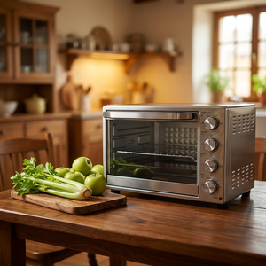 Horno <span class=keywords><strong>de</strong></span> Encimera <span class=keywords><strong>de</strong></span> 2000W con Gran Capacidad <span class=keywords><strong>de</strong></span> 45L/48L para Hornear 6 Rebanadas <span class=keywords><strong>de</strong></span> Pan Tostado y <span class=keywords><strong>Pizza</strong></span> <span class=keywords><strong>de</strong></span> 12 Pulgadas, Alta Potencia - Product Image 2