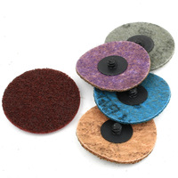 Disque de sable en nylon de 3 pouces importé de 3M, feuille de meulage anti-étirement en fibre de couple élevé, non tissée et polie