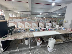 Khỉ vẽ tay các loại hình ảnh đầy màu sắc trang trí tường nghệ thuật Pop vải Khỉ sơn dầu động vật - Product Image 6