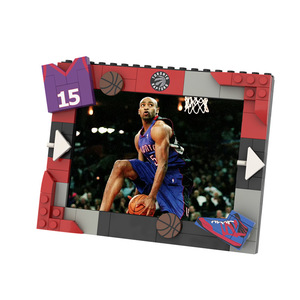 Cadre photo de blocs de construction sportifs très prisé, jouet de construction de basketball professionnel américain compatible avec les blocs en ABS - Product Image 5