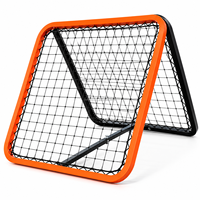 Filet de rebond pliable pour le football, cadre en acier portable, filet de rebond pour l'entraînement au football en solo