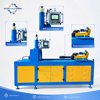 Machine de poinçonnage rotative hydraulique automatique CNC pour tubes métalliques en aluminium et en fer à trous ronds