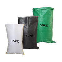 Groothandel OEM Duurzame Aanpasbare Witte Gerecycleerde PP Geweven Zakken Offsetdruk 25kg/50kg Landbouwverpakkingen voor Cement