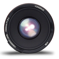 Objectif d'appareil photo reflex numérique YONGNUO YN 50MM II C F1.8 à grande ouverture et mise au point automatique pour appareil photo à monture EF