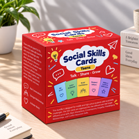 Cartes de jeu personnalisées, cartes éducatives, boîtes d'emballage, jeux de cartes, impression personnalisée, boîte OEM, fournisseur en gros d'usine