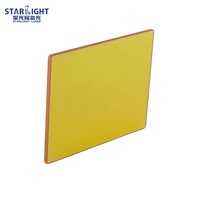 Combinateur de faisceau laser CO2 ZnSe 10,6 μm, 45 °   Miroir dichroïque rectangulaire à haute réflexion pour l'alignement 450-700 nm