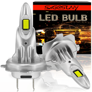 2x Ampoules de phare de voiture <span class=keywords><strong>LED</strong></span> H7 H4 H1 H11 9005 9006 HB3 HB4 2400LM Mini Lampe sans fil +800% Plus Lumineuses Projecteurs Auto 12V - Product Image 6