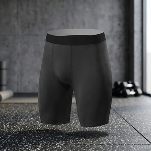 Pantalones Cortos Deportivos de Cintura Elástica para Hombre, Tejidos en Lona, Ecológicos, con Estampado Digital - Product Image 1