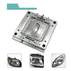 Moule d'injection plastique pour boîtier d'éclairage de pièces automobiles de précision en ABS/acier de marque DIMUD, avec matériaux en acier haute durabilité - Product Image 1