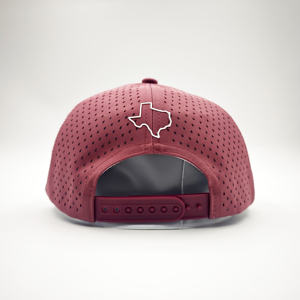 Casquette de golf perforée à 6 panneaux découpée au laser avec logo personnalisé, casquette de baseball imperméable à visière plate, performance optimisée, Gorras De Golf - Product Image 5