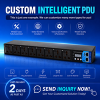 PDU Inteligente para Montaje en Rack, Distribución de Energía Vertical y Horizontal, Estándar Global, Control de Nivel Directo, RS485, Medición y Conmutación