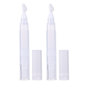 Custom Made 2ml Drop Shaped <b>Lip</b> Gloss Pen Flocked Tip Travel Size Plastic Tube Injection Molding Packaging - Product Image 3