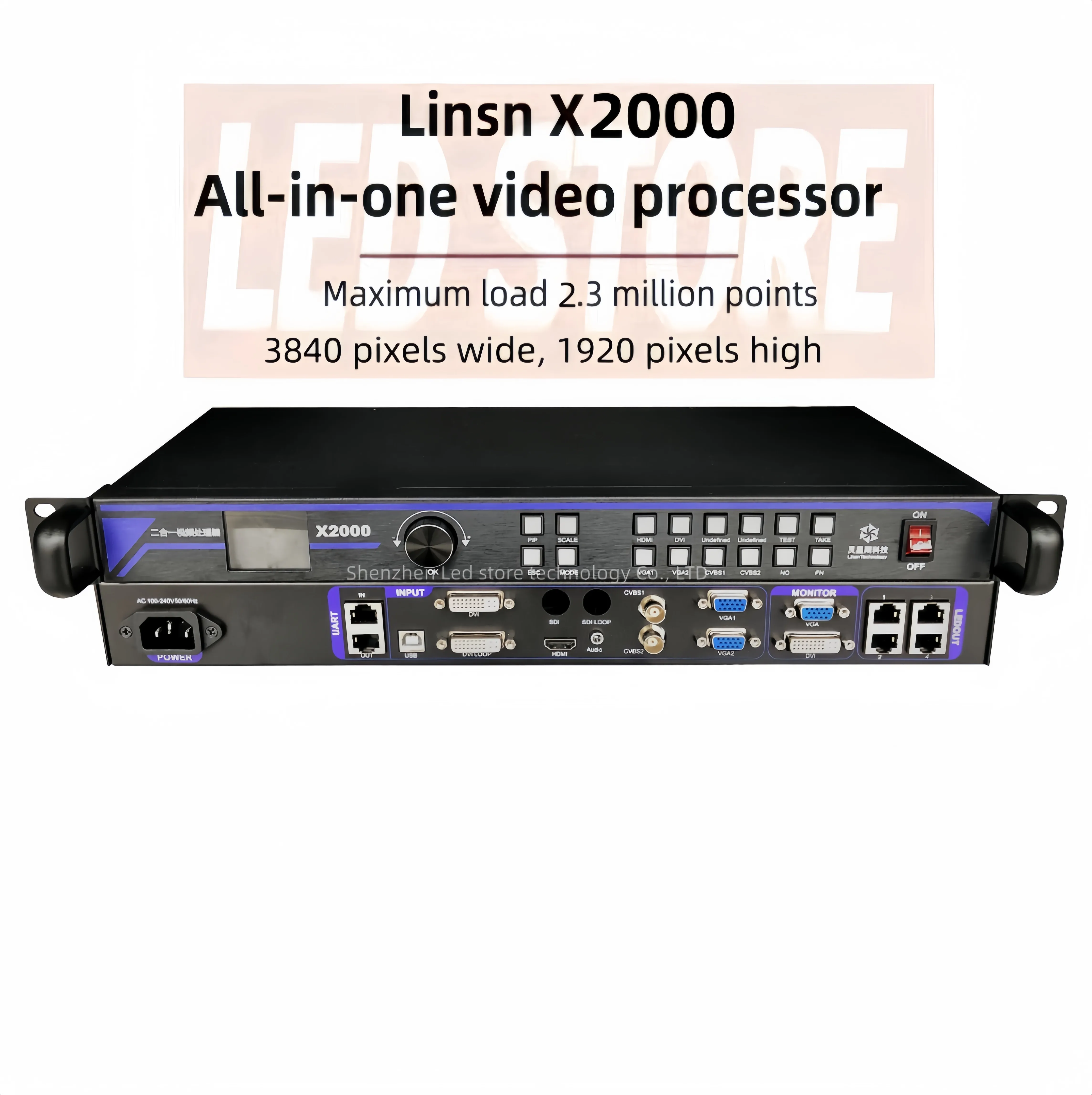 Linsn видеопроцессор X100 / X200 / X2000 / X8208 X8212 / X8216 Многофункциональный светодиодный видеопроцессор