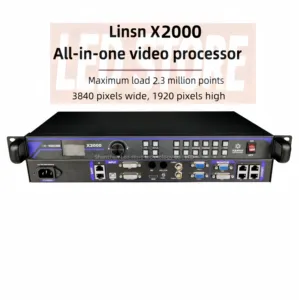 LinsnビデオプロセッサX100/X200 / X2000 / X8208 X8212/X8216マルチインワンLEDビデオプロセッサボックス