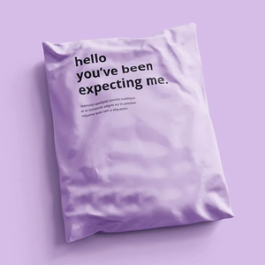 Thân thiện với môi compostable phân hủy sinh học Poly bưu phẩm tùy chỉnh polymailer nhựa vận chuyển phong bì polymailer Túi - Product Image 1