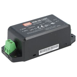 Fuente de Alimentación Mean Well IRM-30-24ST 30W 24V DC, Entrada 100-240VAC, Salida Única, Industrial - Product Image 1