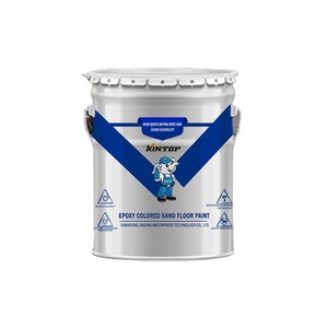 Residential & Commercial Epoxy Floor Coating, <b>Color</b> <b>Sand</b> Self-Leveling for Home, School, and Mall Floors - Product Image 1