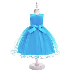 Vestido Rojo para Niñas, Diseño Coreano 2020, Talla 3T, para Cumpleaños, Bodas, con Bordado de Flores, para Fiestas - Product Image 6