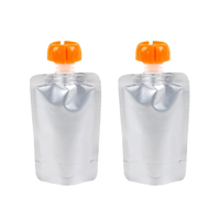 Emballages en aluminium personnalisés, sachets en plastique avec bec verseur pour boissons, recharge de jus de fruits liquides
