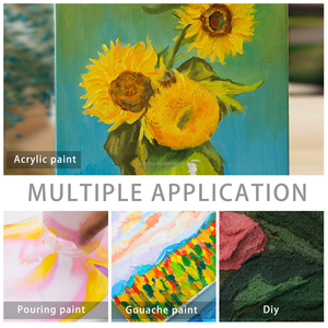 Artecho 8-Gói 4-Kích Thước Kết Hợp Nghệ Thuật Vải Khung Thiết Lập 100% Cotton Nghệ Sĩ Vải Cho Bức Tranh Cho Trường Học Studio Sở Thích - Product Image 5