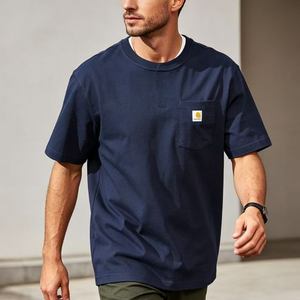 T-Shirt Polo Classica Bianca da Uomo con Bottoni e Tasca sul Petto, 100% Cotone, Ideale per l'Estate, Logo Hartt - Product Image 4