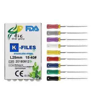 Limas dentales <span class=keywords><strong>Endo</strong></span> <span class=keywords><strong>Files</strong></span> K <span class=keywords><strong>Files</strong></span> Niti Instrumento <span class=keywords><strong>dental</strong></span> de acero inoxidable Terapia de conducto radicular - Product Image 1