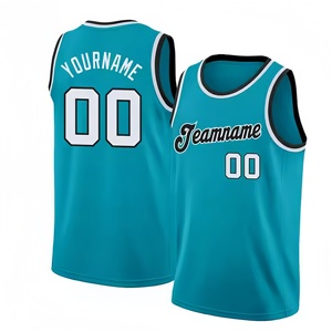 Vêtements de sport respirants et à séchage rapide personnalisés en gros, maillot de basket-ball imprimé numériquement personnalisé - Product Image 1