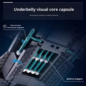 B1186-87 bricolage en plastique jouet combattant 35 Jet 20 <span class=keywords><strong>Su</strong></span>-<span class=keywords><strong>27</strong></span> <span class=keywords><strong>Su</strong></span>-57 hélicoptère modèle blocs de construction ensembles pour enfants combattant Jet modèle - Product Image 6
