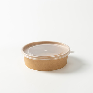 Tazón de Papel Kraft Desechable Biodegradable y Ecológico de Alta Calidad, Certificado LFGB, para Llevar Comida, Impresión Personalizada de Fábrica - Product Image 4