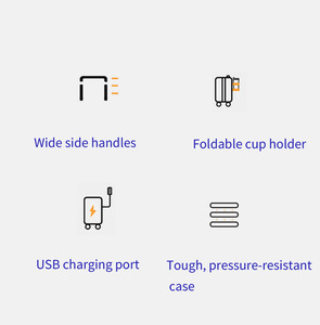 Usine directement prix bon marché <span class=keywords><strong>valise</strong></span> à roulettes de voyage de grande capacité bagages de poche avant légers et durables - Product Image 2