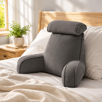 Coussin de dossier de lit en velours côtelé, grand coussin de lecture pour tête de lit, canapé, soutien lombaire, coussin en mousse pour adulte