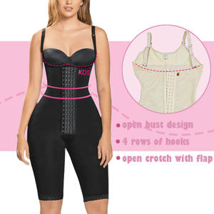 Venta al por mayor de alta compresión Curvy Body Shaper Faja postoperatoria Control de barriga <span class=keywords><strong>Fajas</strong></span> de talla grande Postparto Body Shaper - Product Image 1